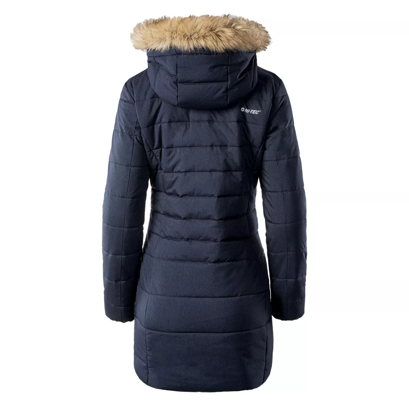 Insignia Blue Melange - Back - Hi-Tec Womens-Ladies Gala Quilted Jacket