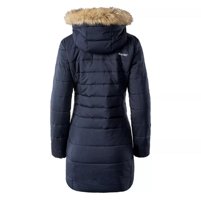 Insignia Blue Melange - Back - Hi-Tec Womens-Ladies Gala Quilted Jacket