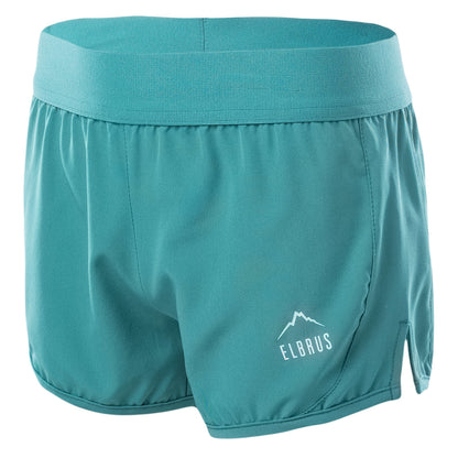 Blue Slate - Side - Elbrus Girls Paru Logo Shorts