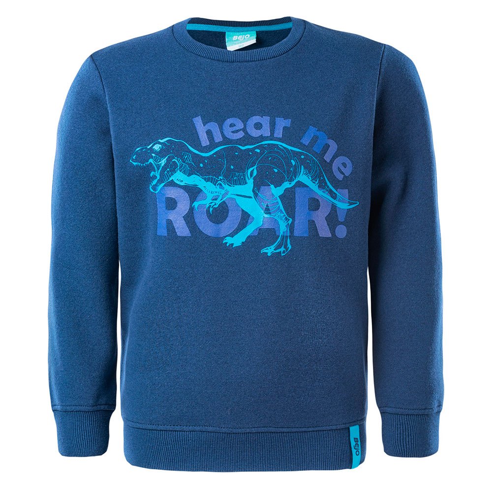 Estate Blue - Front - Bejo Childrens-Kids Yakko Dinosaur Sweatshirt