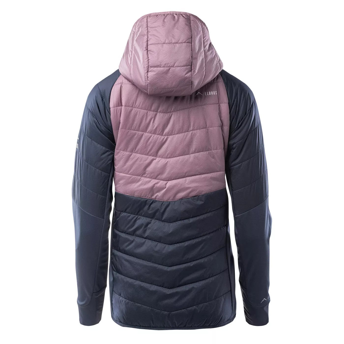 Blue Nights-Elderberry Pink - Back - Elbrus Womens-Ladies Quilted Soft Shell Jacket