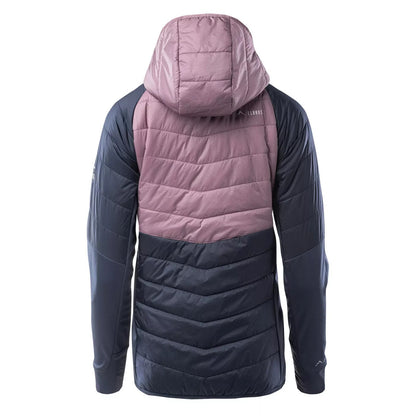 Blue Nights-Elderberry Pink - Back - Elbrus Womens-Ladies Quilted Soft Shell Jacket