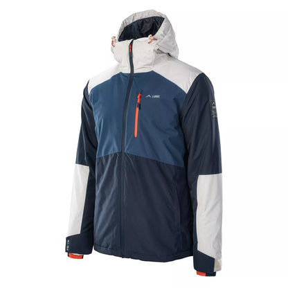Total Eclipse-Dark Denim-Silver Birch - Side - Elbrus Mens Limmen Insulated Ski Jacket