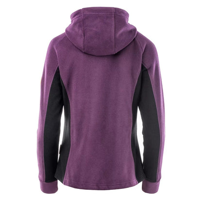 Plum Purple-Cadmium Yellow - Back - Elbrus Womens-Ladies Elvar Fleece Top