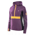 Plum Purple-Cadmium Yellow - Side - Elbrus Womens-Ladies Elvar Fleece Top