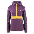 Plum Purple-Cadmium Yellow - Front - Elbrus Womens-Ladies Elvar Fleece Top