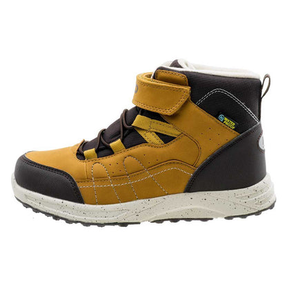 Mustard-Brown-Beige - Back - Bejo Childrens-Kids Dibon Winter Snow Boots