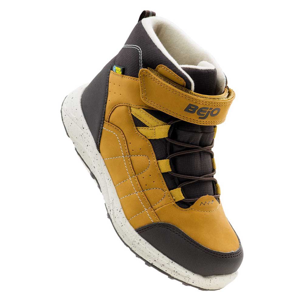 Mustard-Brown-Beige - Close up - Bejo Childrens-Kids Dibon Winter Snow Boots