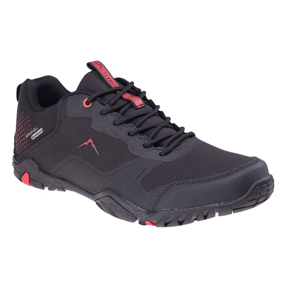 Black-Salsa - Front - Elbrus Mens Ragley ActivGuard Walking Shoes