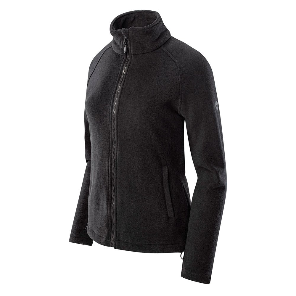 Black - Side - Hi-Tec Womens-Ladies Harriet Fleece Jacket