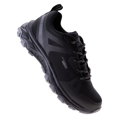 Black - Close up - Elbrus Womens-Ladies Wesko Waterproof Walking Shoes