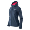 Blue Nights-Sangria - Side - Hi-Tec Womens-Ladies Neti Soft Shell Jacket
