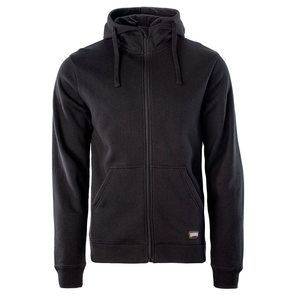Black - Front - Magnum Mens Lepus Hoodie