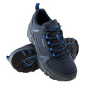Navy-Lake Blue - Side - Hi-Tec Mens Hapiter Waterproof Low Walking Shoes
