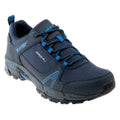 Navy-Lake Blue - Front - Hi-Tec Mens Hapiter Waterproof Low Walking Shoes