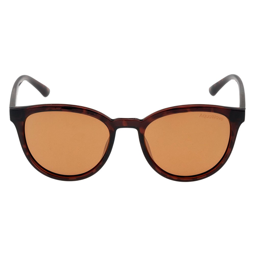 Shiny Brown - Front - Aquawave Unisex Adult Guana Leopard Print Sunglasses