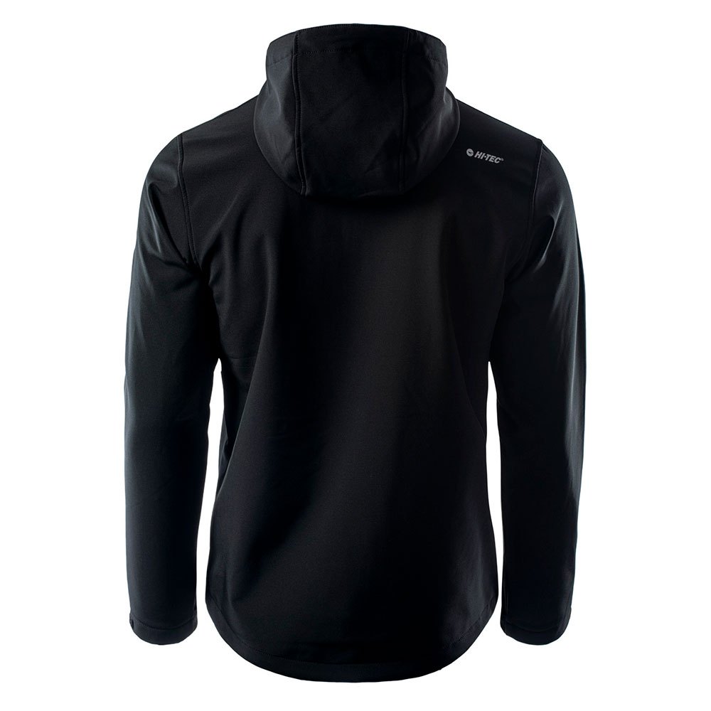 Black - Back - Hi-Tec Mens Caen Soft Shell Jacket