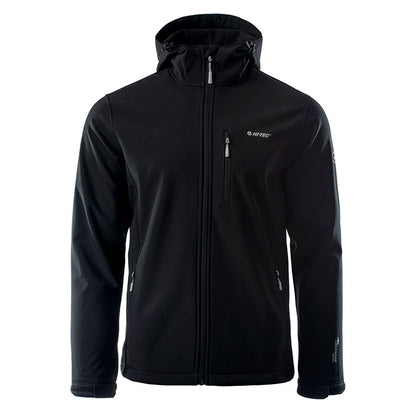 Black - Front - Hi-Tec Mens Caen Soft Shell Jacket