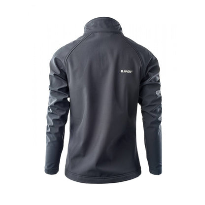 Moon Grey-Bright Pink - Back - Hi-Tec Womens-Ladies Lucari Soft Shell Jacket
