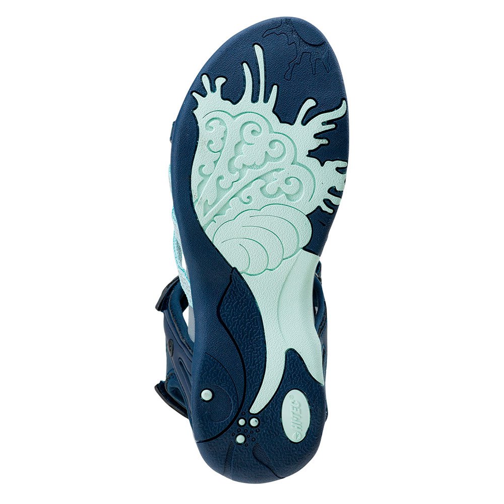 Navy-Blue Radience-Yellow - Back - Hi-Tec Womens-Ladies Celneo Sandals
