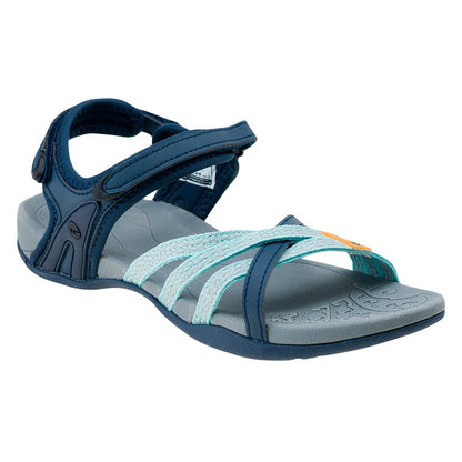 Navy-Blue Radience-Yellow - Front - Hi-Tec Womens-Ladies Celneo Sandals