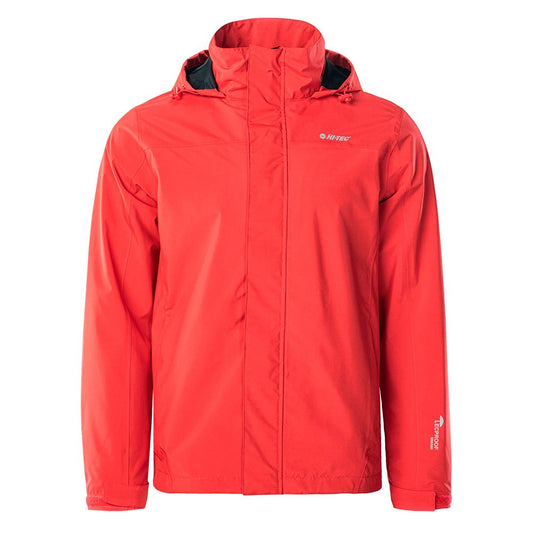 High Risk Red-Anthracite - Front - Hi-Tec Mens Oscar Light Lightweight Jacket