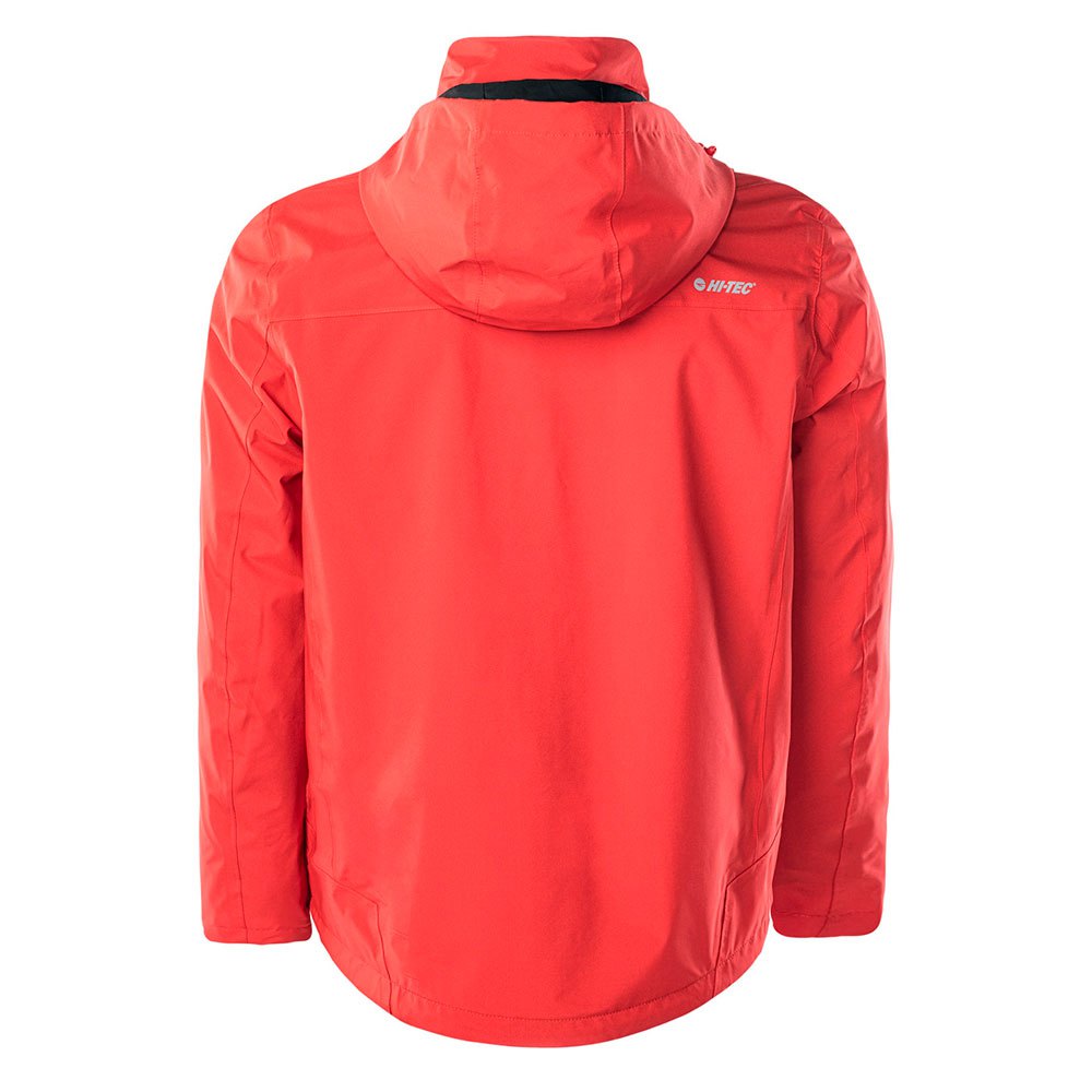 High Risk Red-Anthracite - Back - Hi-Tec Mens Oscar Light Lightweight Jacket