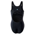Black-Aqua Splash - Back - Aquawave Womens-Ladies Abra One Piece Swimsuit