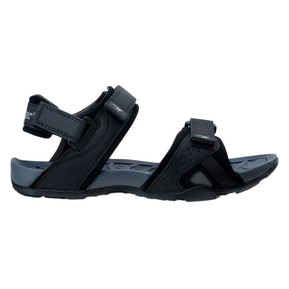 Black - Side - Hi-Tec Mens Lucise Sandals