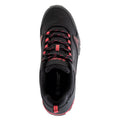 Black-Persian Red - Lifestyle - Hi-Tec Womens-Ladies Hapiter Waterproof Low Walking Shoes
