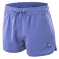 Blue Iris - Side - Aquawave Childrens-Kids Arra Swim Shorts