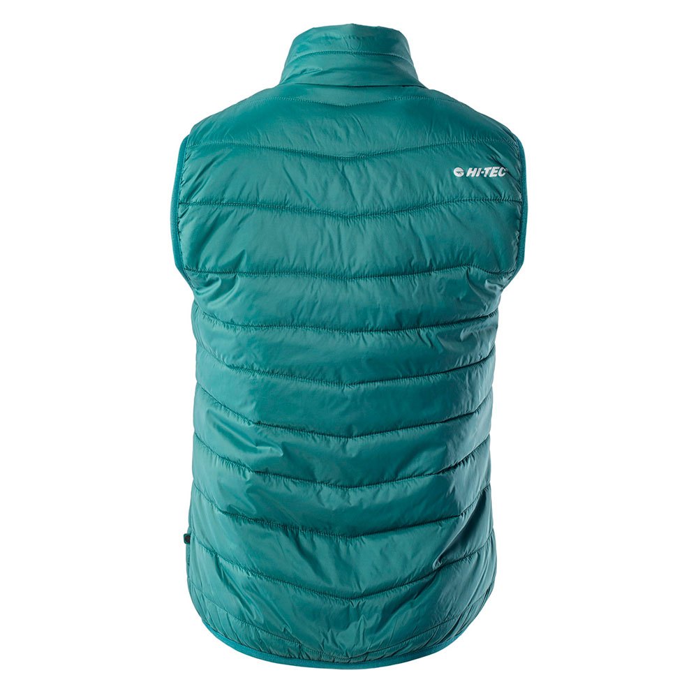 Deep Teal - Back - Hi-Tec Womens-Ladies Solnem Quilted Gilet