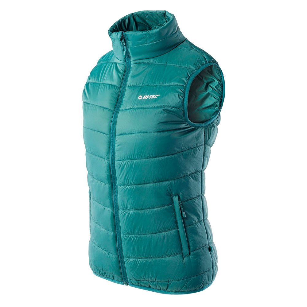 Deep Teal - Side - Hi-Tec Womens-Ladies Solnem Quilted Gilet