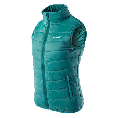 Deep Teal - Side - Hi-Tec Womens-Ladies Solnem Quilted Gilet
