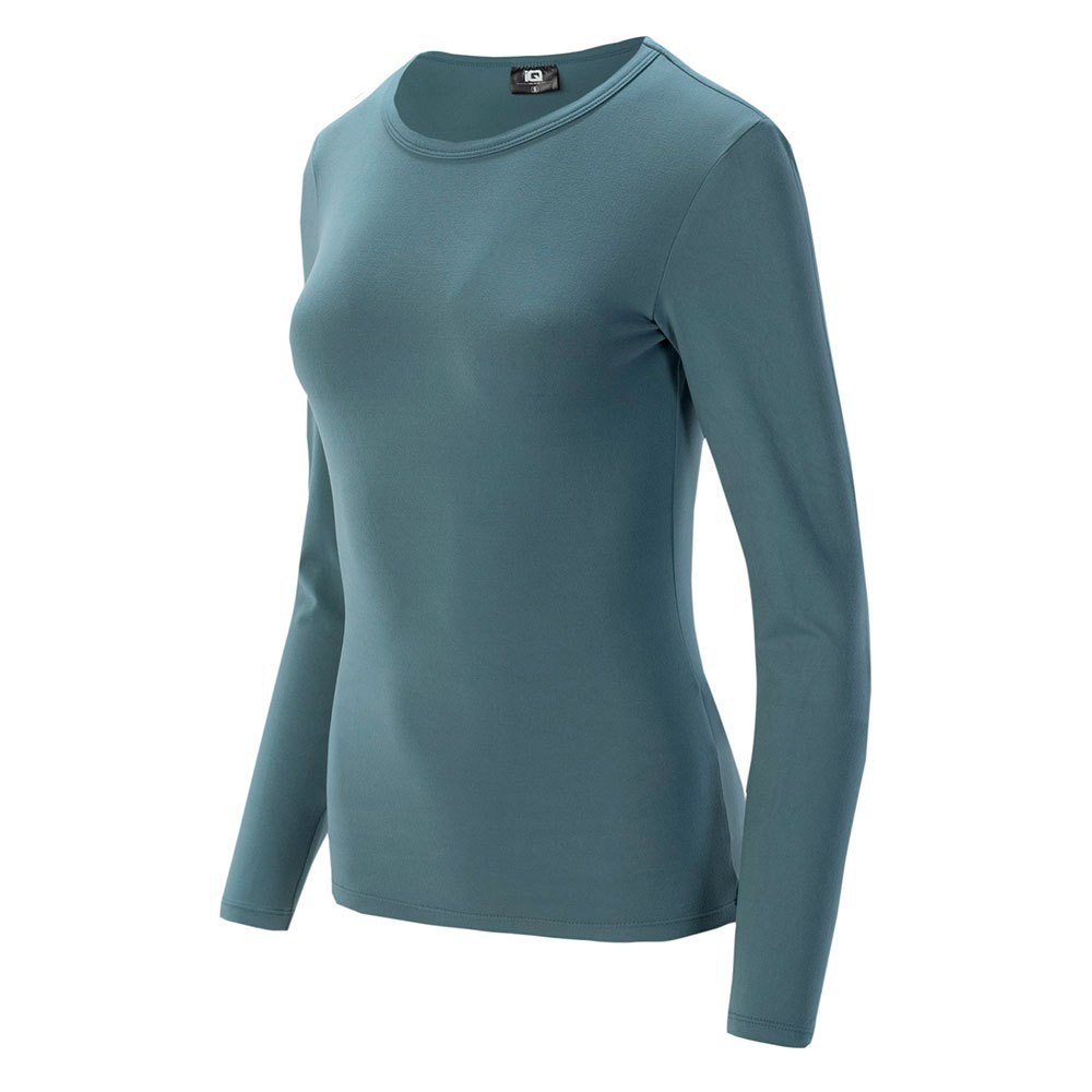 Goblin Blue - Side - IQ Womens-Ladies Milky Long-Sleeved Training T-Shirt