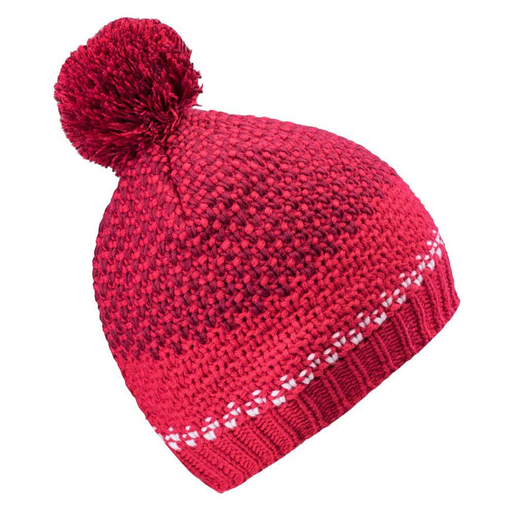 Rose Red-Beetroot Red - Back - Hi-Tec Childrens-Kids Hervin Beanie