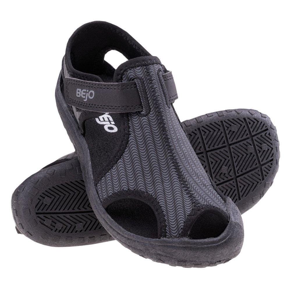 Black - Close up - Bejo Childrens-Kids Trukiz Sandals