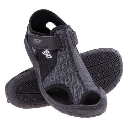 Black - Close up - Bejo Childrens-Kids Trukiz Sandals