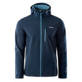 Dress Blues-Copel Blue - Front - Hi-Tec Mens Caen Soft Shell Jacket