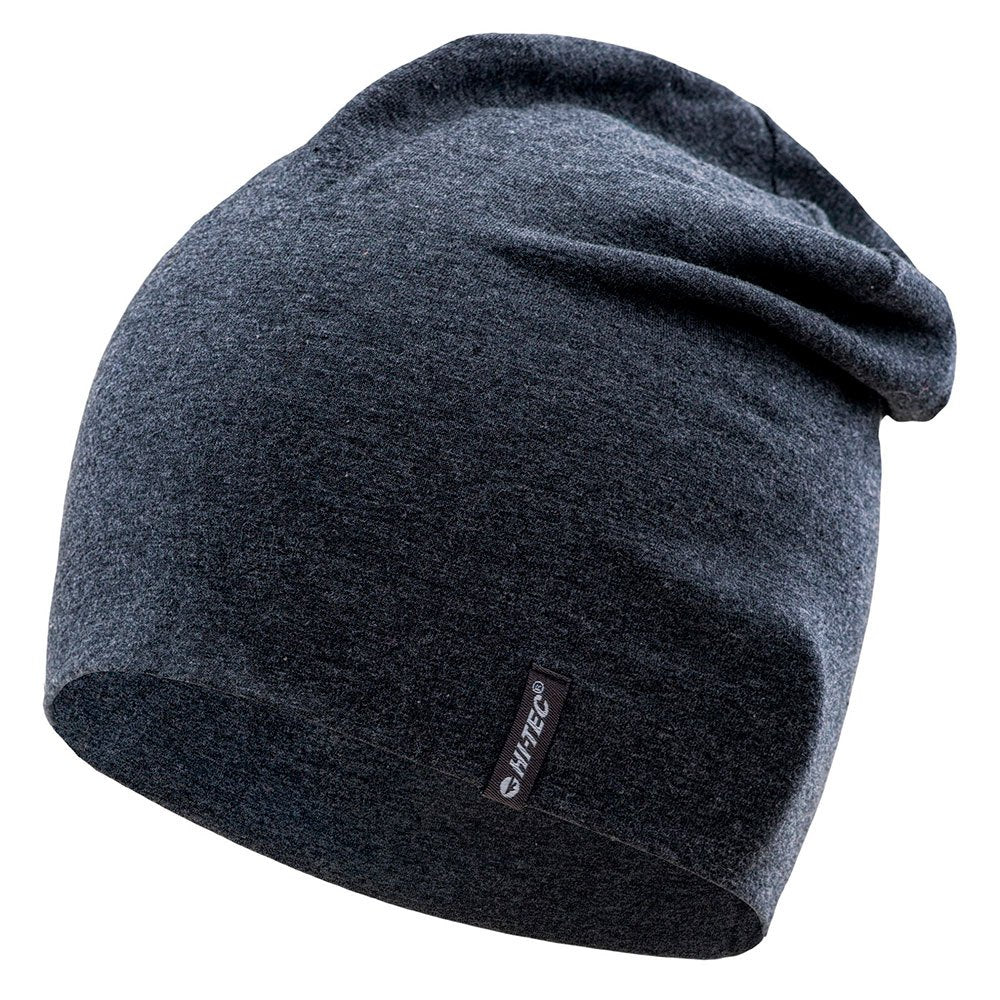 Grey Melange - Lifestyle - Hi-Tec Unisex Adult Enif Logo Beanie
