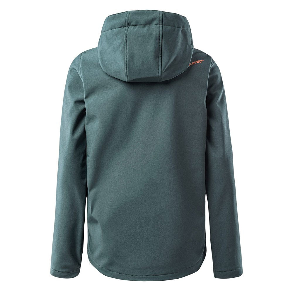 Green Gables-Black - Back - Hi-Tec Boys Savro Soft Shell Jacket