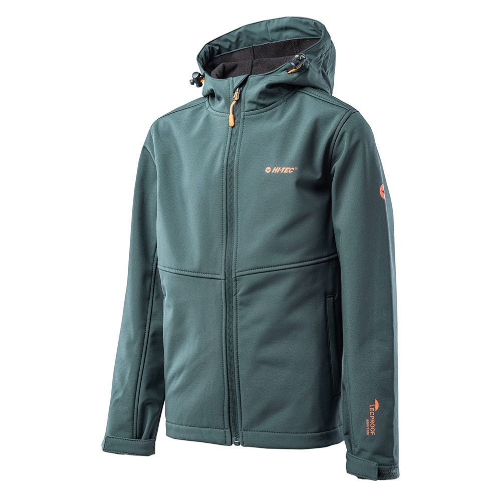 Green Gables-Black - Side - Hi-Tec Boys Savro Soft Shell Jacket