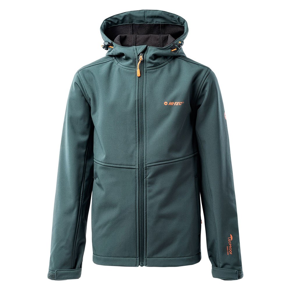 Green Gables-Black - Front - Hi-Tec Boys Savro Soft Shell Jacket