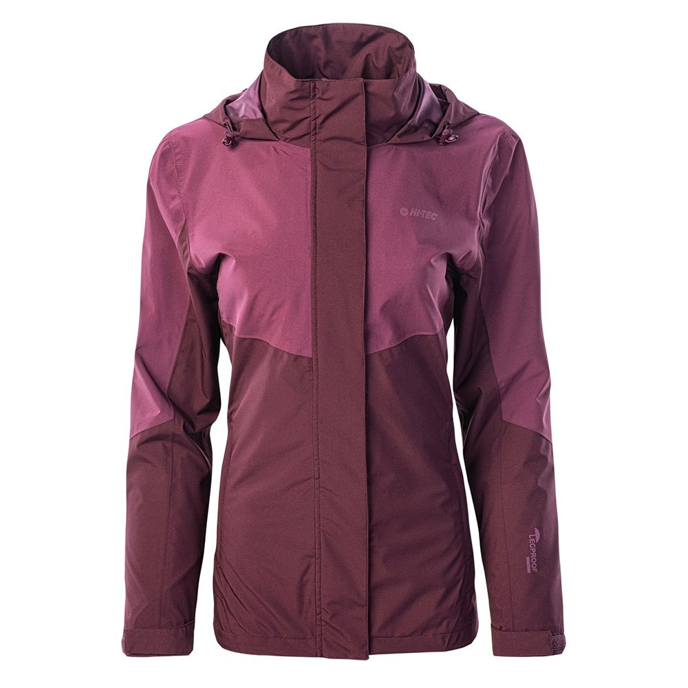 Fig-Amaranth - Front - Hi-Tec Womens-Ladies Temuco Light Jacket