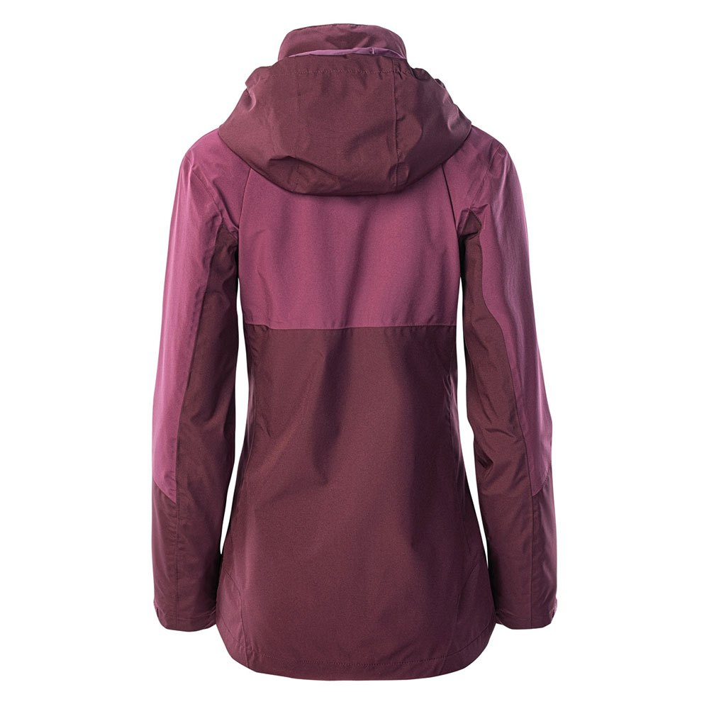 Fig-Amaranth - Back - Hi-Tec Womens-Ladies Temuco Light Jacket