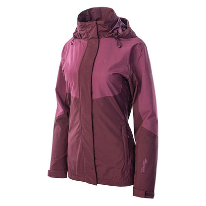 Fig-Amaranth - Side - Hi-Tec Womens-Ladies Temuco Light Jacket
