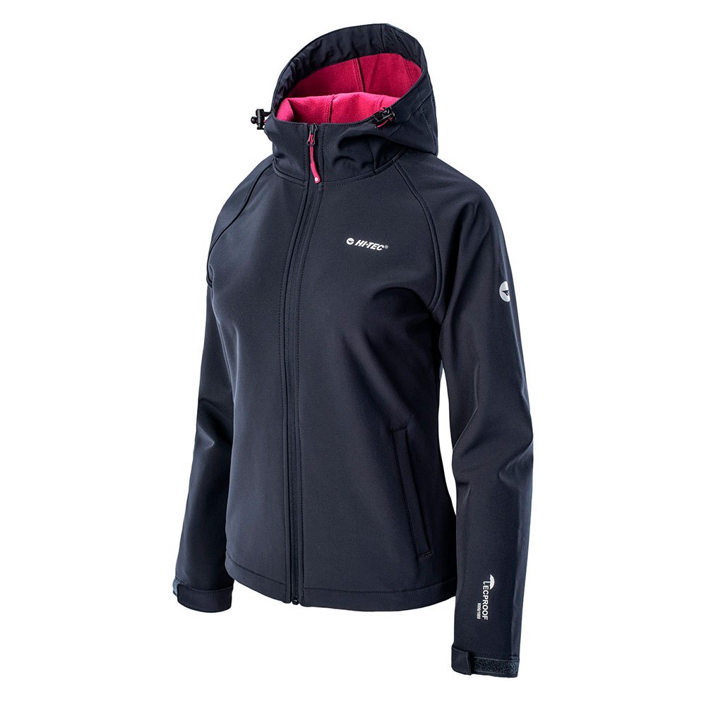 Blue Nights-Sangria - Side - Hi-Tec Womens-Ladies Narmo Soft Shell Jacket