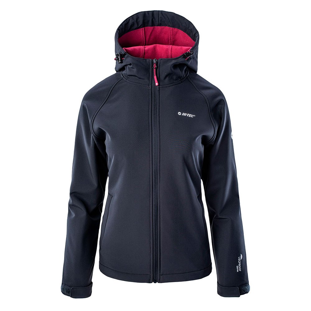 Blue Nights-Sangria - Front - Hi-Tec Womens-Ladies Narmo Soft Shell Jacket