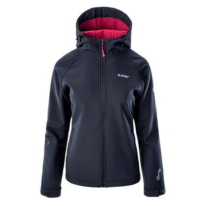 Blue Nights-Sangria - Front - Hi-Tec Womens-Ladies Narmo Soft Shell Jacket