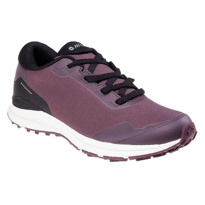 Plum - Front - Hi-Tec Womens-Ladies Benard Waterproof Walking Shoes